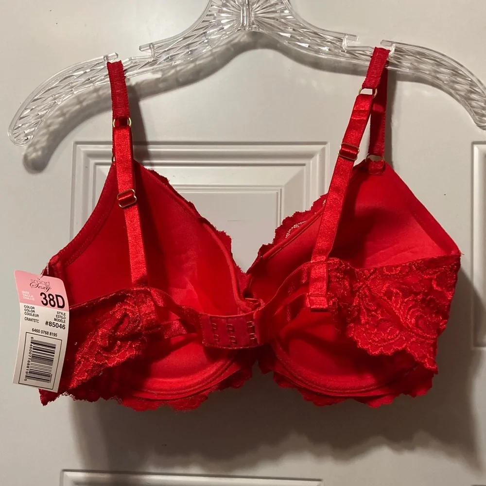 Red Lace Underwire Bra - Women‎ Intimates & Sleepwear 38D NWT